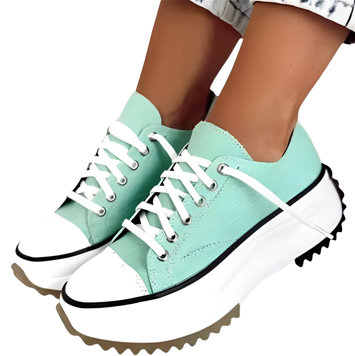 Chunky canvas platform sneaker