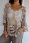 Elegant Knitted Sweater With Star