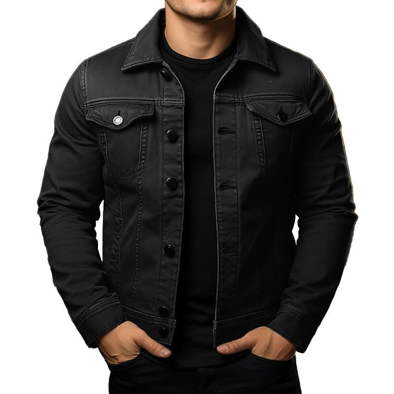 Men - Jacket - Denim - Single Breasted Fit