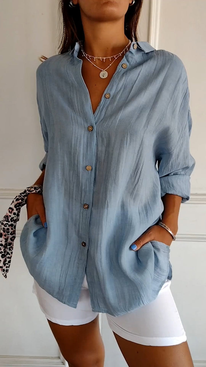 Elegant vintage long sleeve shirt