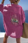 Women's - blouse for beach dress eye - Oversized and Lightweight - Perfect Summer wear