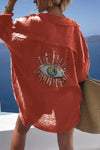 Women's - blouse for beach dress eye - Oversized and Lightweight - Perfect Summer wear