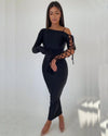 Elegant bodycon strap dress