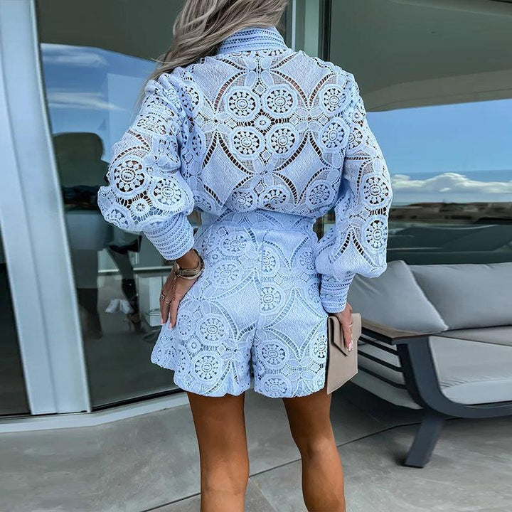 Elegant lace two-piece