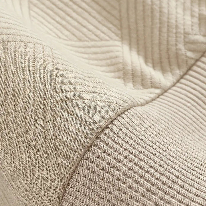 Men's - Vintage Zip Jumper - Cosy Knit Fabric - Retro Style for Ultimate Comfort