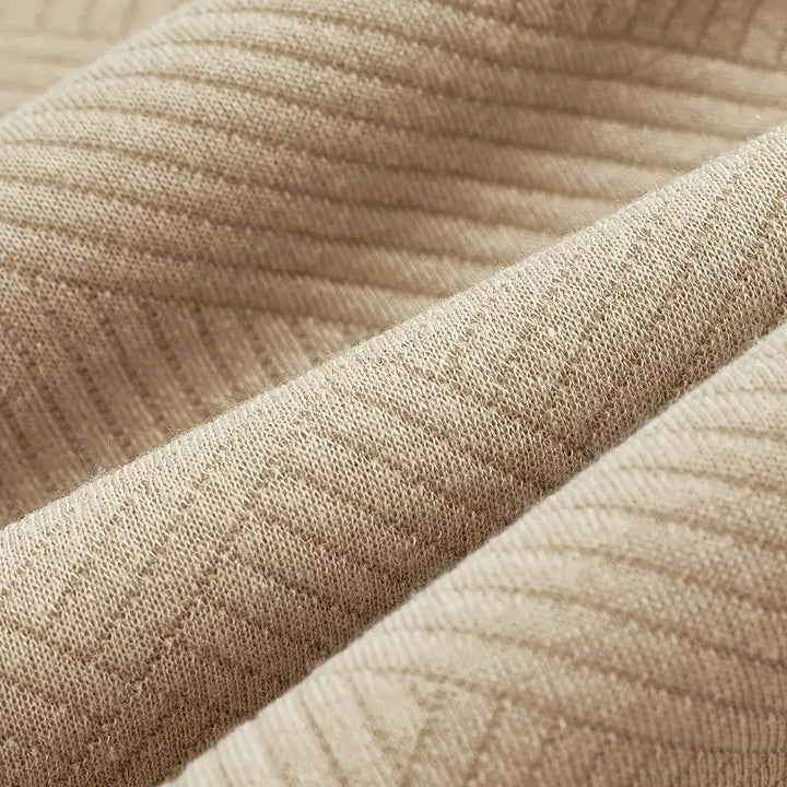 Men's - Vintage Zip Jumper - Cosy Knit Fabric - Retro Style for Ultimate Comfort