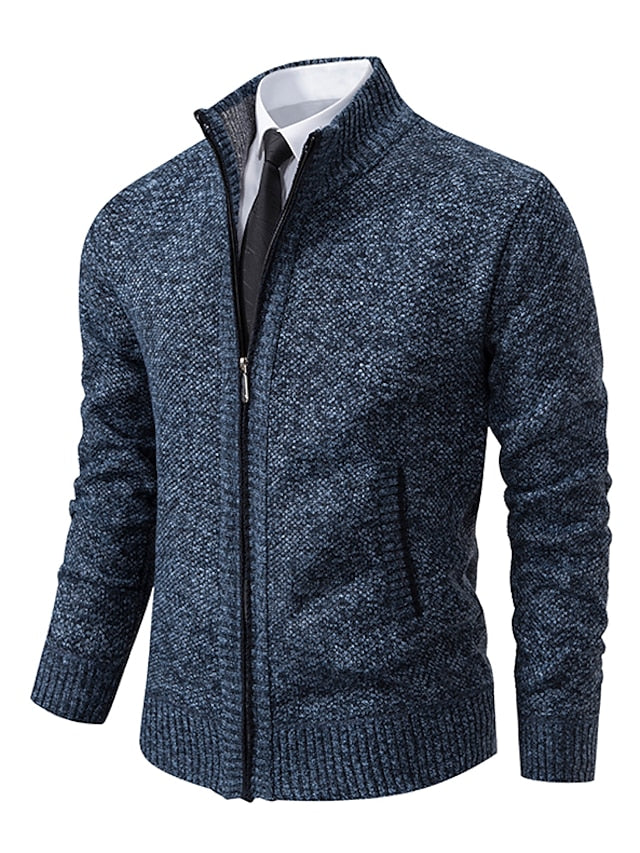 Stylish Zipper Knitted Sweater For Men (Italian Design)