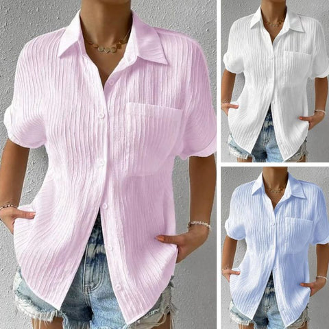 Pleated blouse