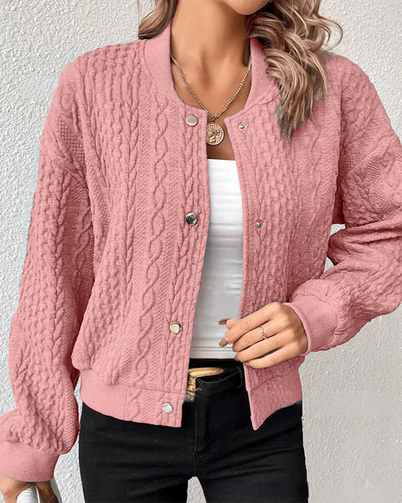 Ladies cardigan with buttons