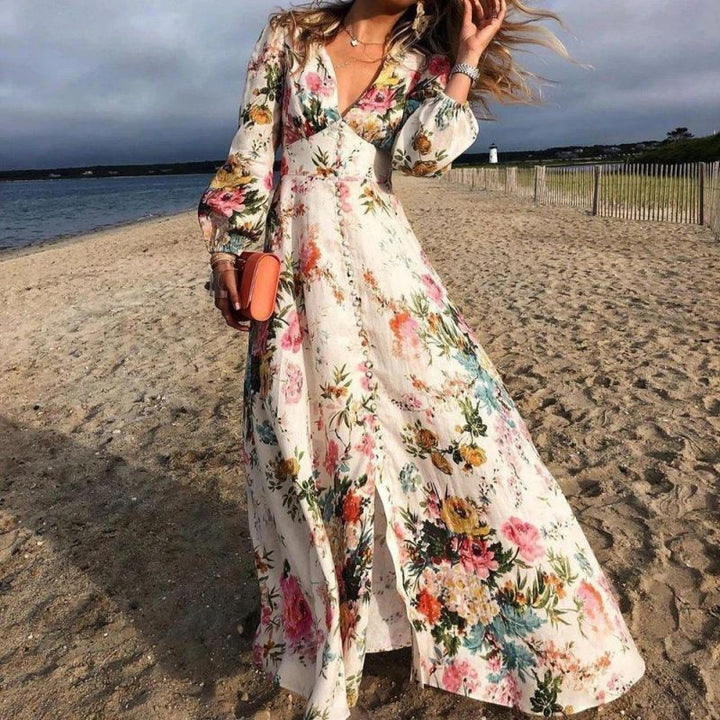 Elegant floral dress