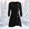 Warm and elegant jumper dress