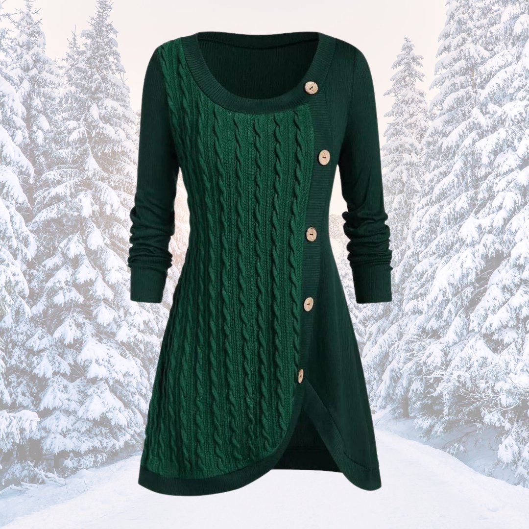 Warm and elegant jumper dress