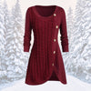 Warm and elegant jumper dress