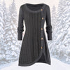 Warm and elegant jumper dress