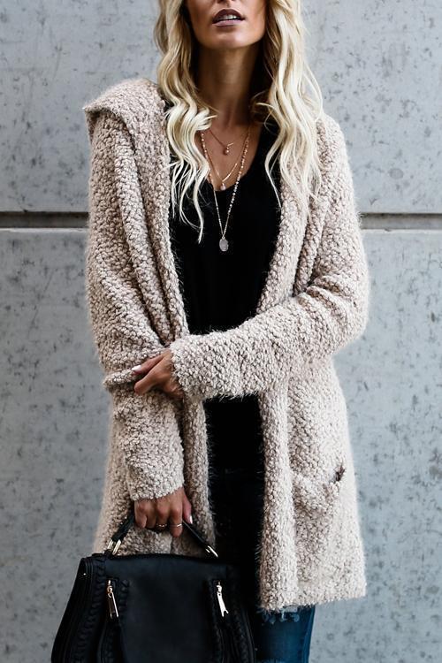 Lara™ | Hooded cardigan