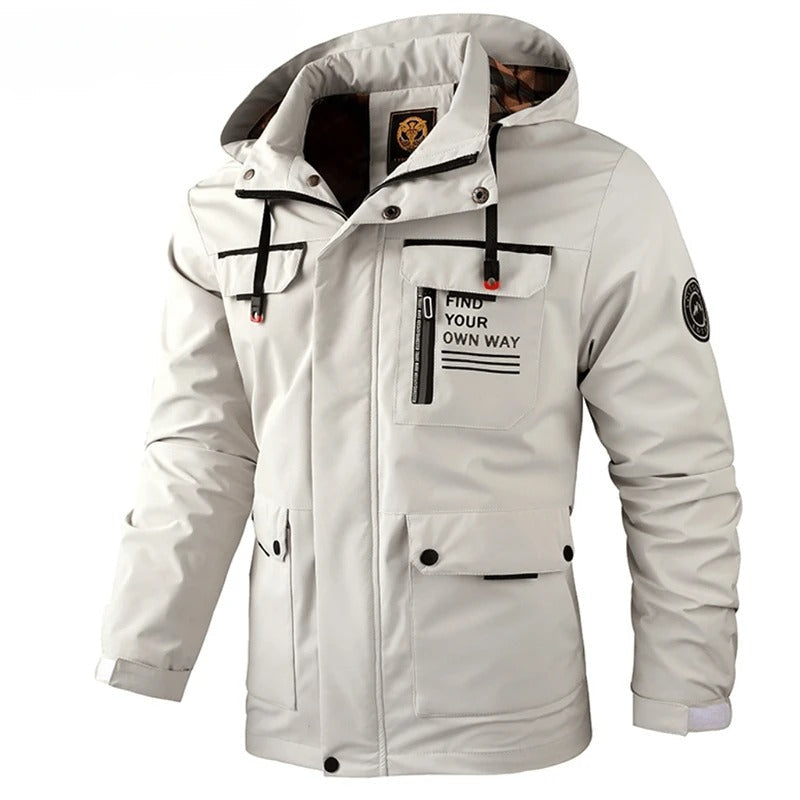 Men's - Winter Jacket - Polyester - Explorer Style - Cold Weather Coat Perfect for Adventures