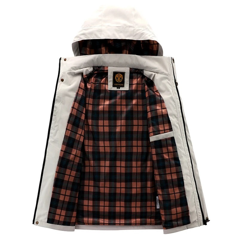 Men's - Winter Jacket - Polyester - Explorer Style - Cold Weather Coat Perfect for Adventures