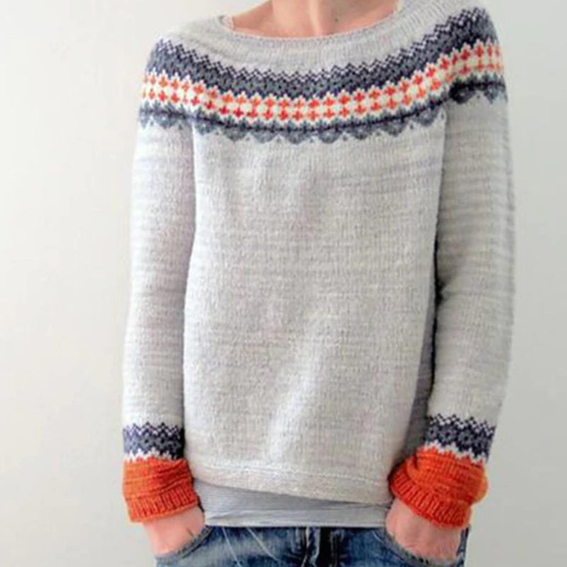 Women's knitted jumper for warmth and style