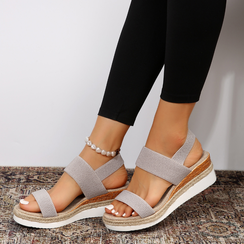 Women's - All-Day Comfort Sandals - Soft Material - Casual Style Footwear
