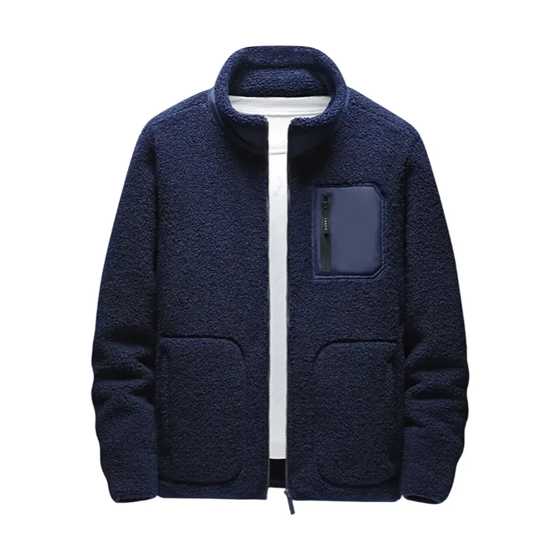 Men's - Fleece Jacket - Soft & Cosy Material - Pockets - Stylish Outerwear