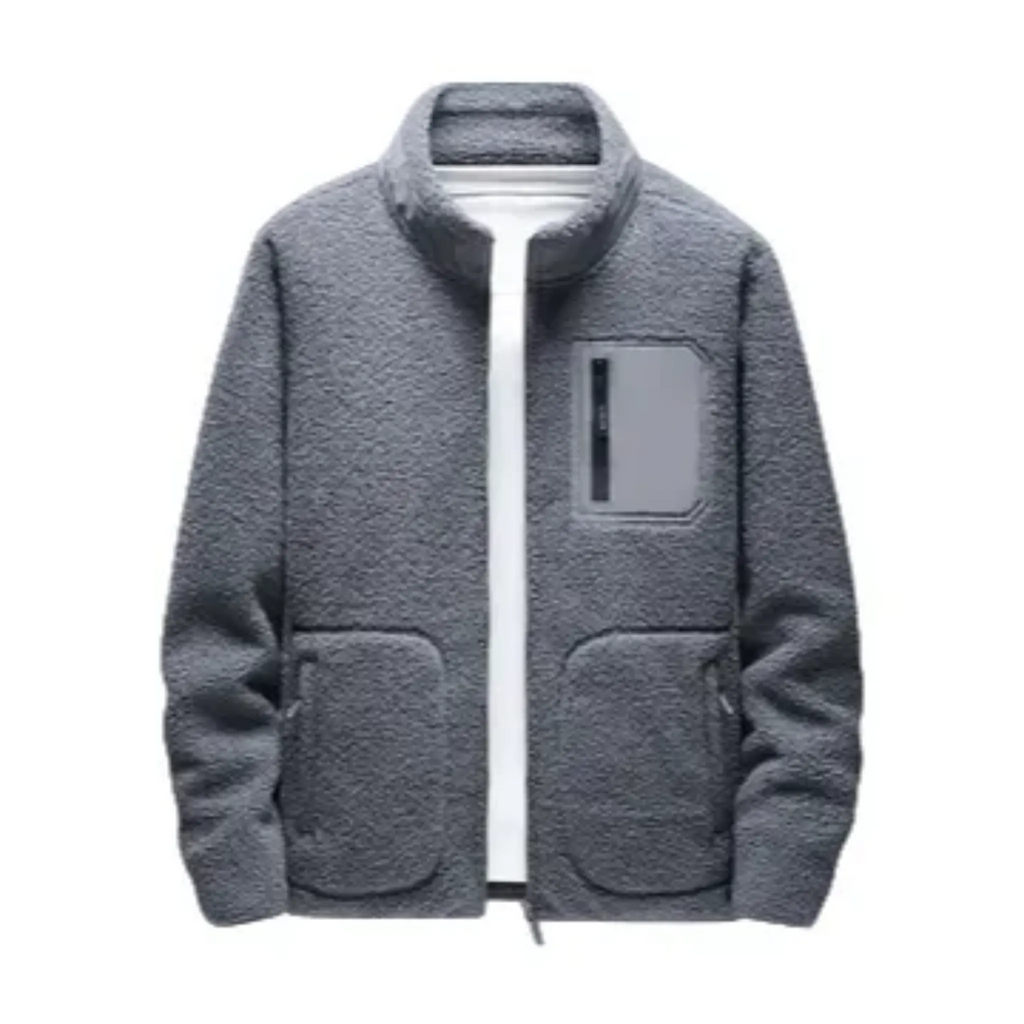 Men's - Fleece Jacket - Soft & Cosy Material - Pockets - Stylish Outerwear