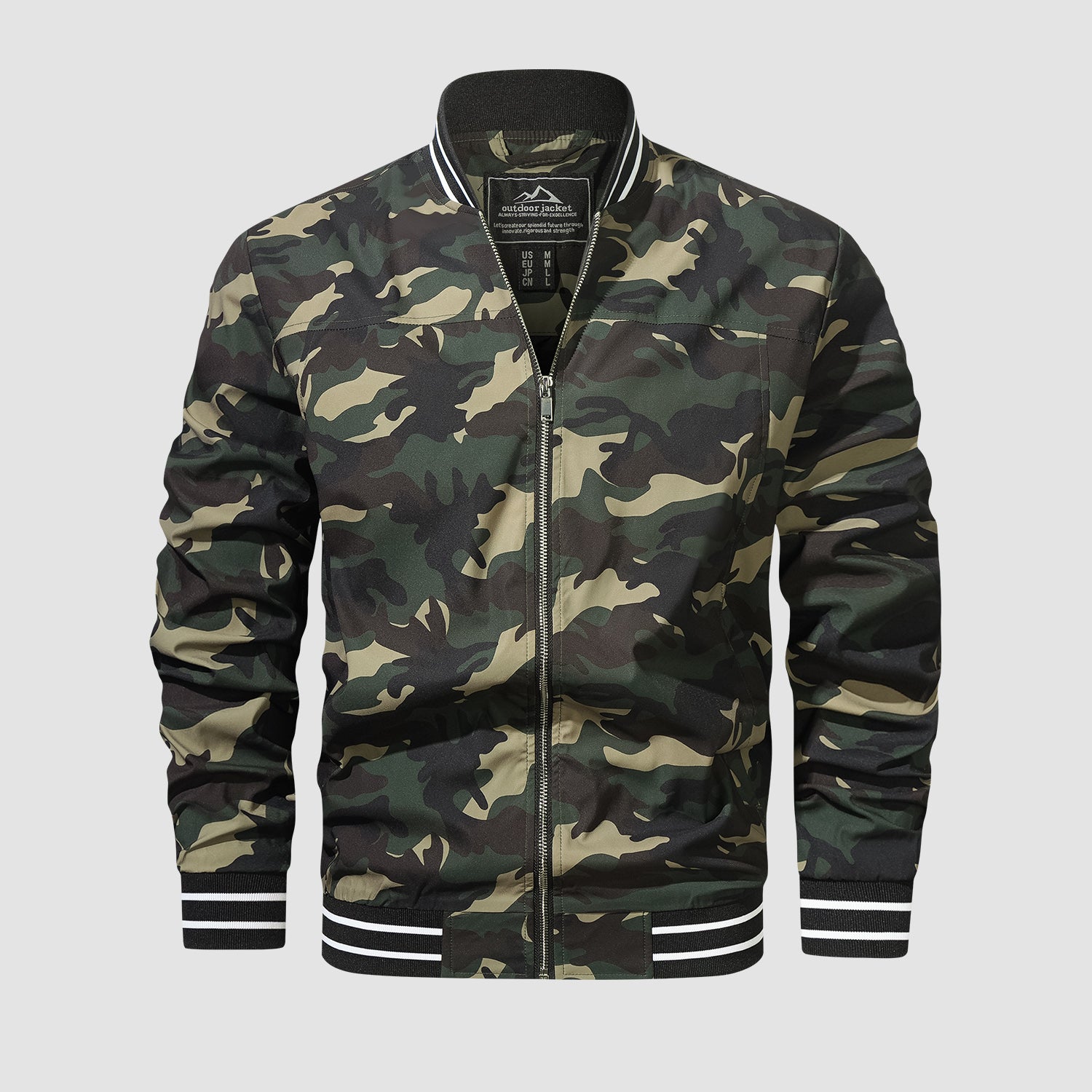 Men's - Bomber Jacket – Lightweight, Casual Windbreaker – Stylish Outerwear