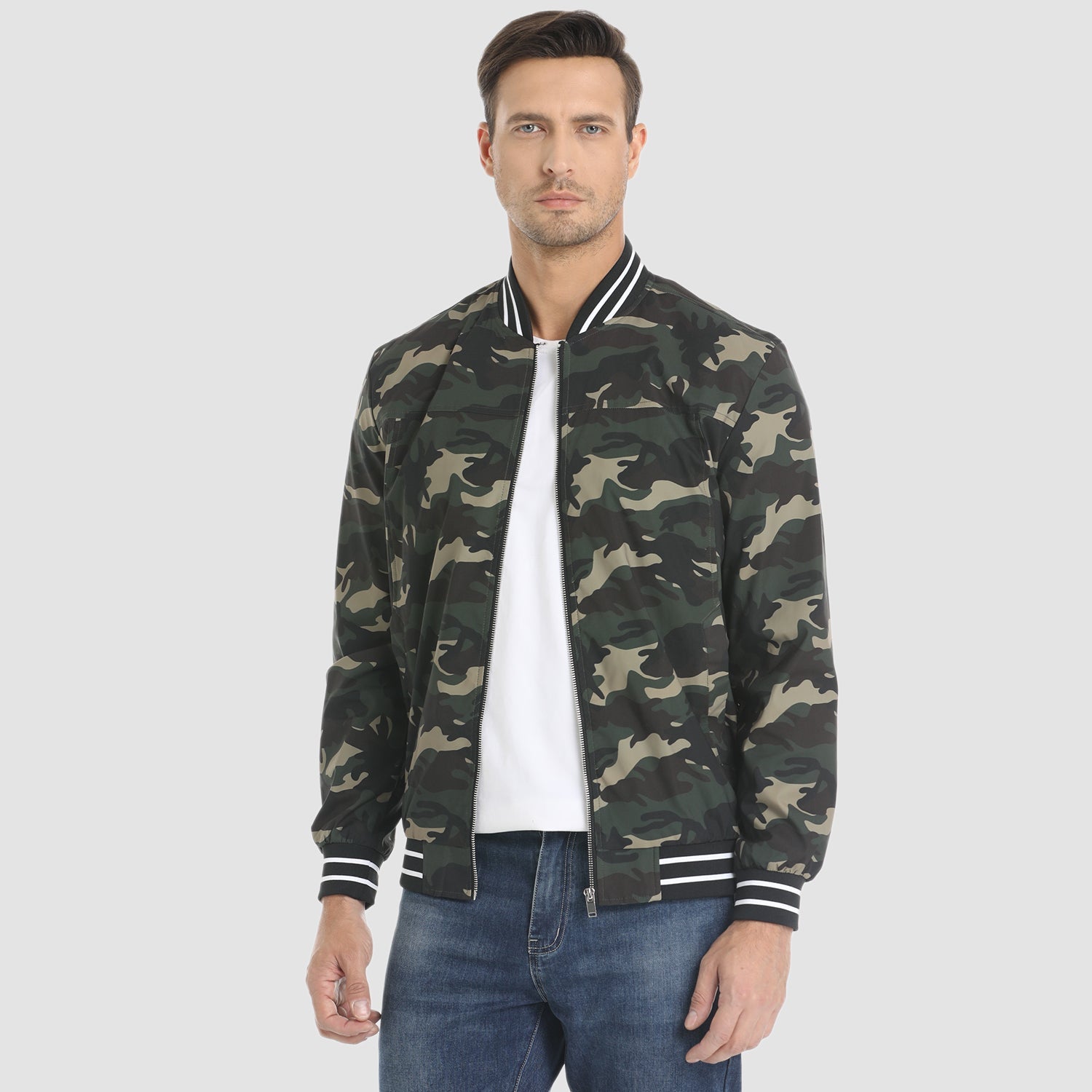 Men's - Bomber Jacket – Lightweight, Casual Windbreaker – Stylish Outerwear