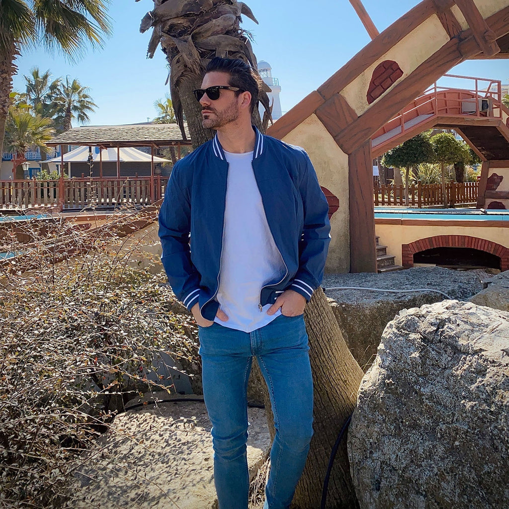 Men's - Bomber Jacket – Lightweight, Casual Windbreaker – Stylish Outerwear