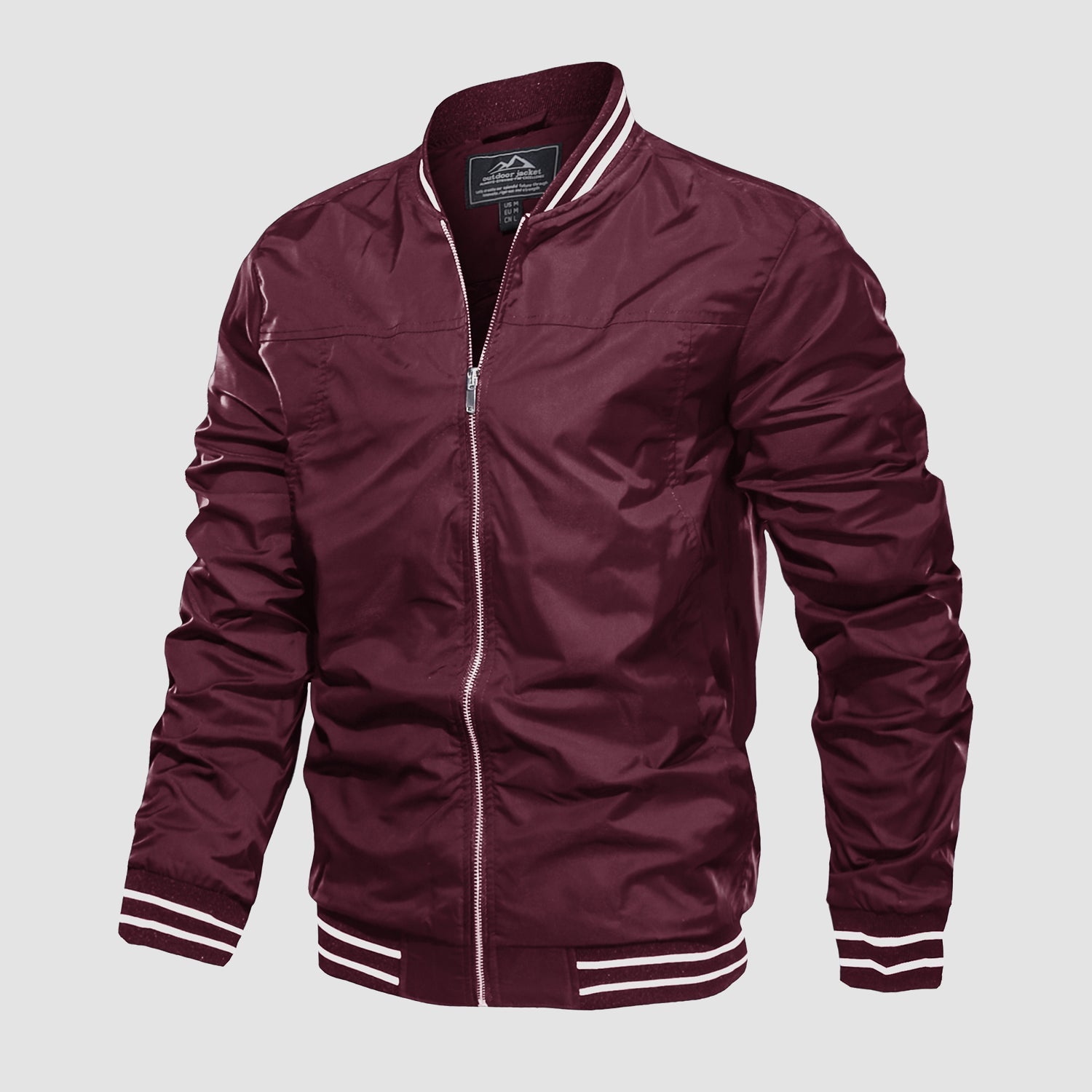 Men's - Bomber Jacket – Lightweight, Casual Windbreaker – Stylish Outerwear