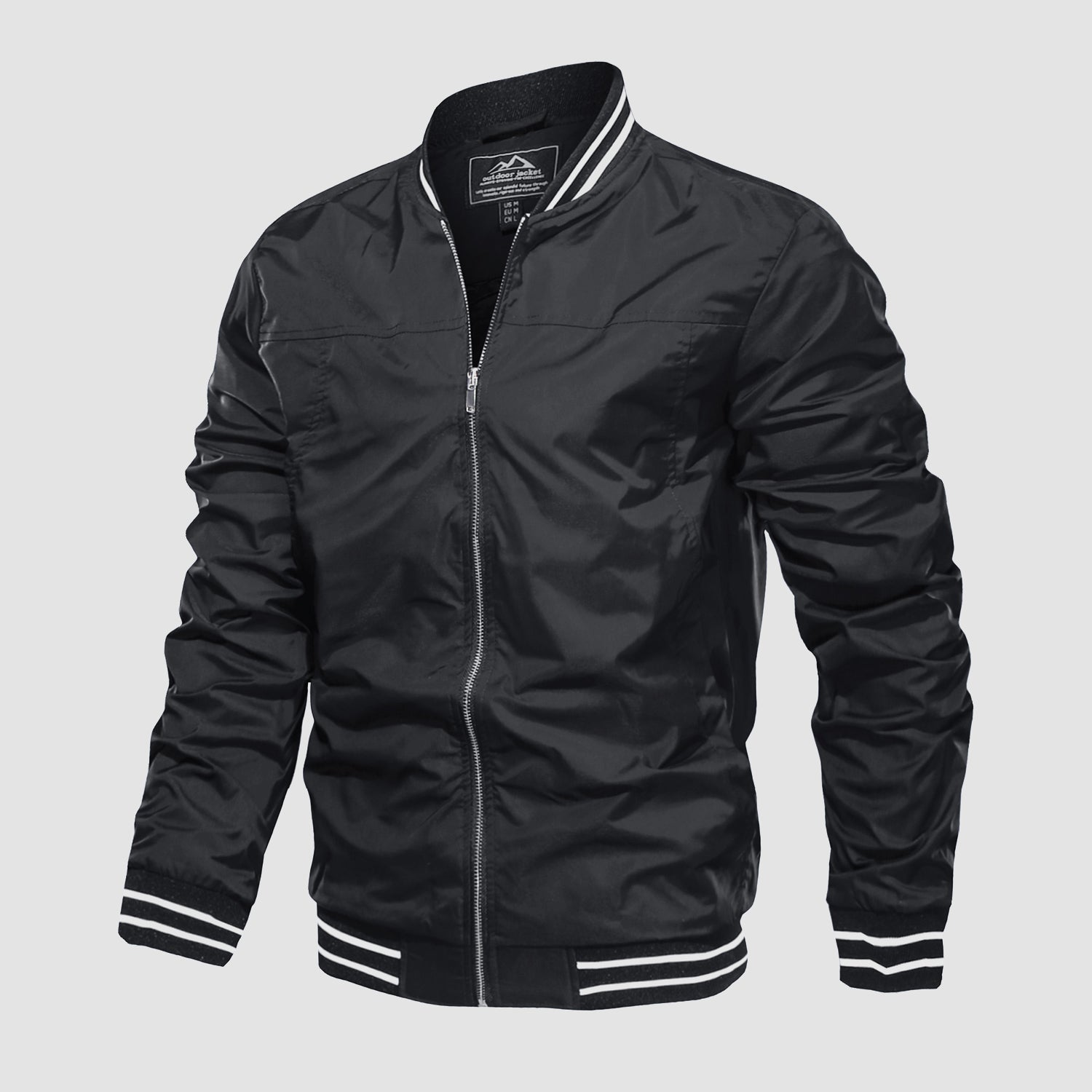 Men's - Bomber Jacket – Lightweight, Casual Windbreaker – Stylish Outerwear