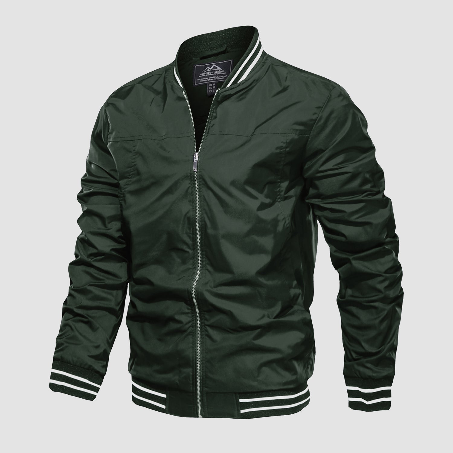 Men's - Bomber Jacket – Lightweight, Casual Windbreaker – Stylish Outerwear