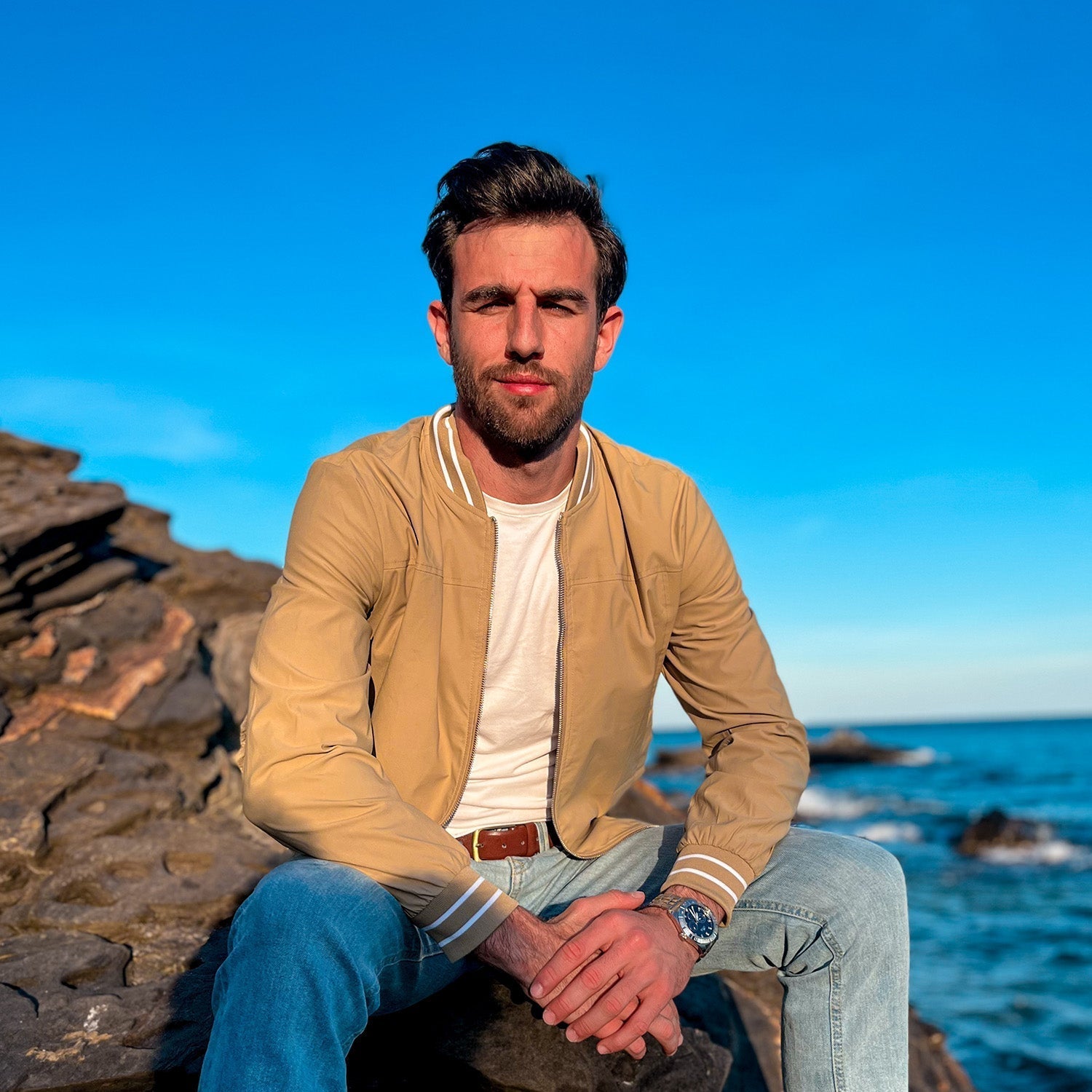 Men's - Bomber Jacket – Lightweight, Casual Windbreaker – Stylish Outerwear
