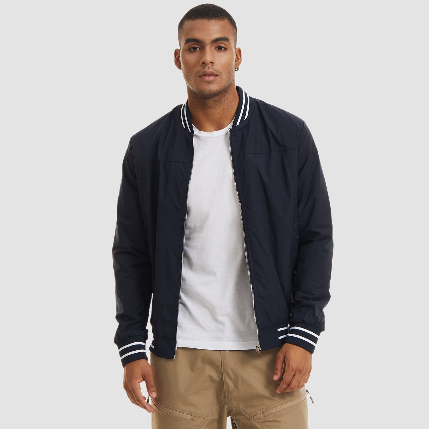 Men's - Bomber Jacket – Lightweight, Casual Windbreaker – Stylish Outerwear