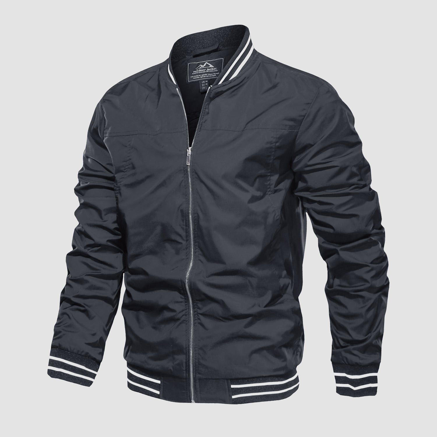 Men's - Bomber Jacket – Lightweight, Casual Windbreaker – Stylish Outerwear