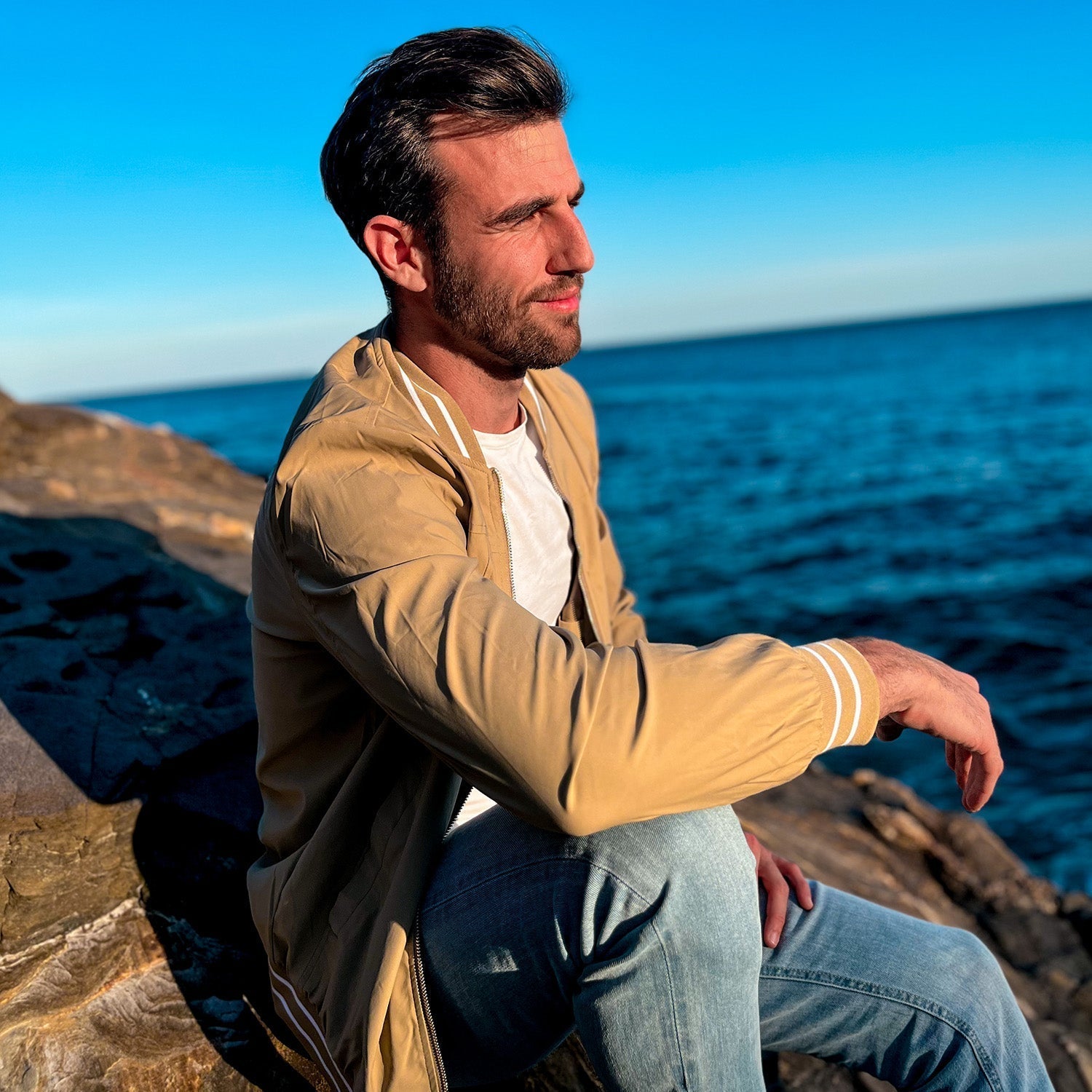 Men's - Bomber Jacket – Lightweight, Casual Windbreaker – Stylish Outerwear