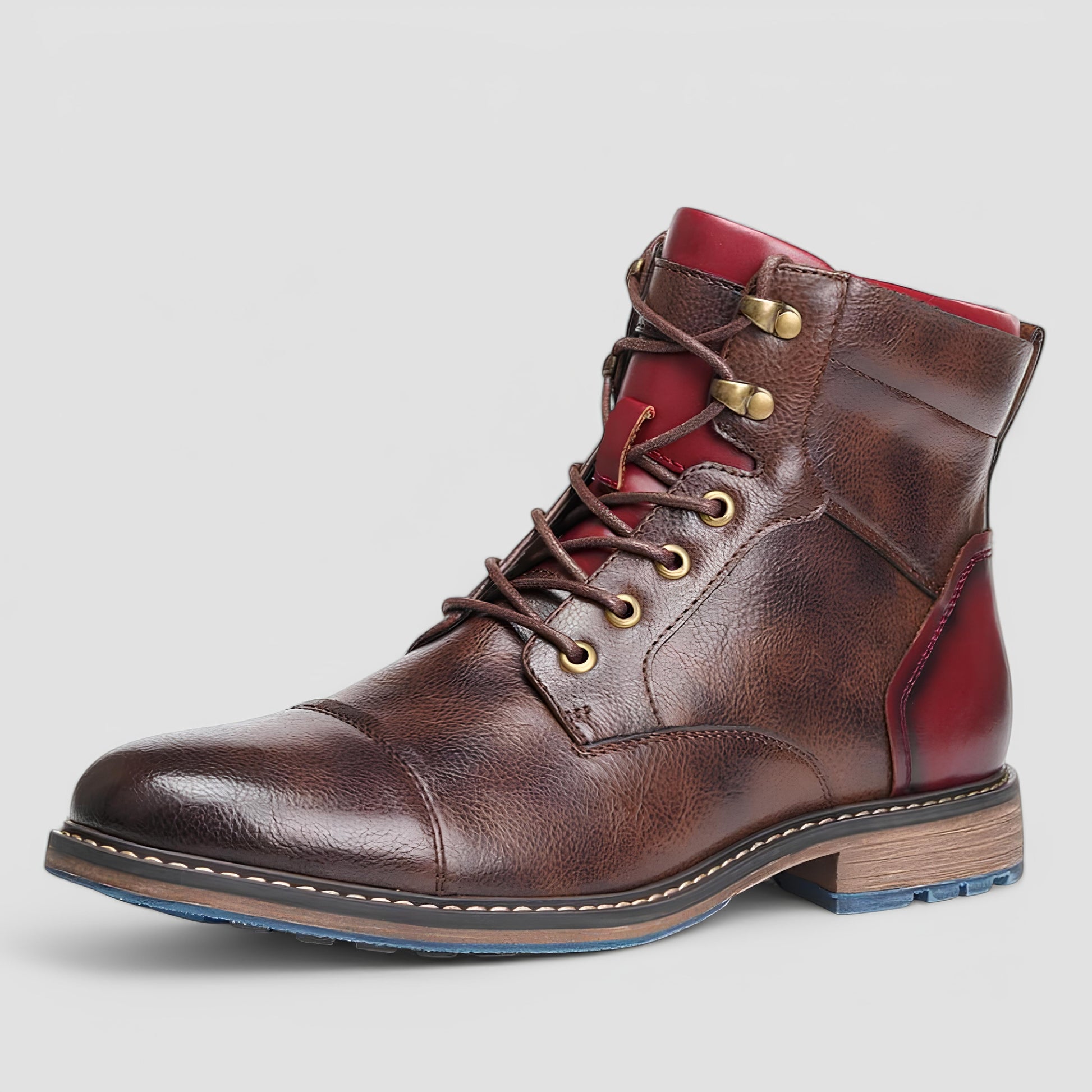 Men's - Boots - Full-Grain Leather - Burnished Finish