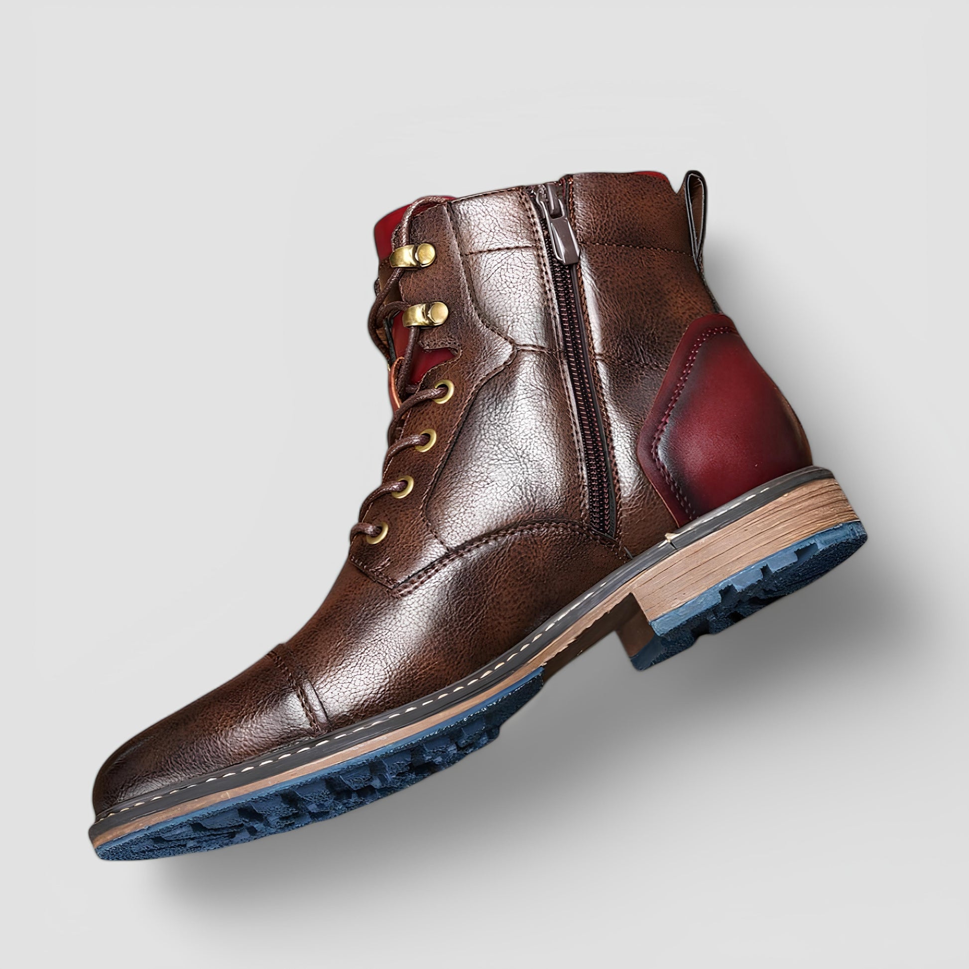 Men's - Boots - Full-Grain Leather - Burnished Finish