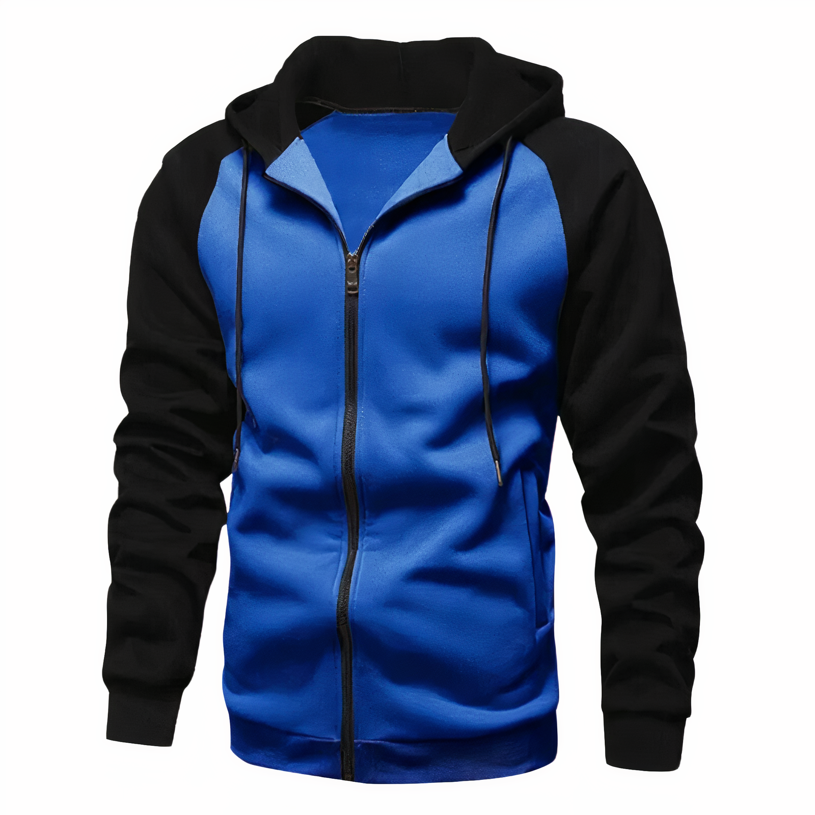 Men's - Zip-Up Hoodie - Sporty Design