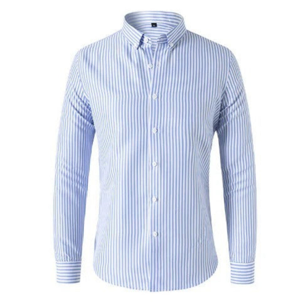 Men - Shirt - Striped Cotton - Summer Casual