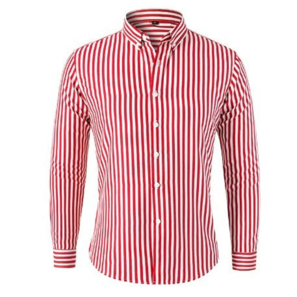 Men - Shirt - Striped Cotton - Summer Casual