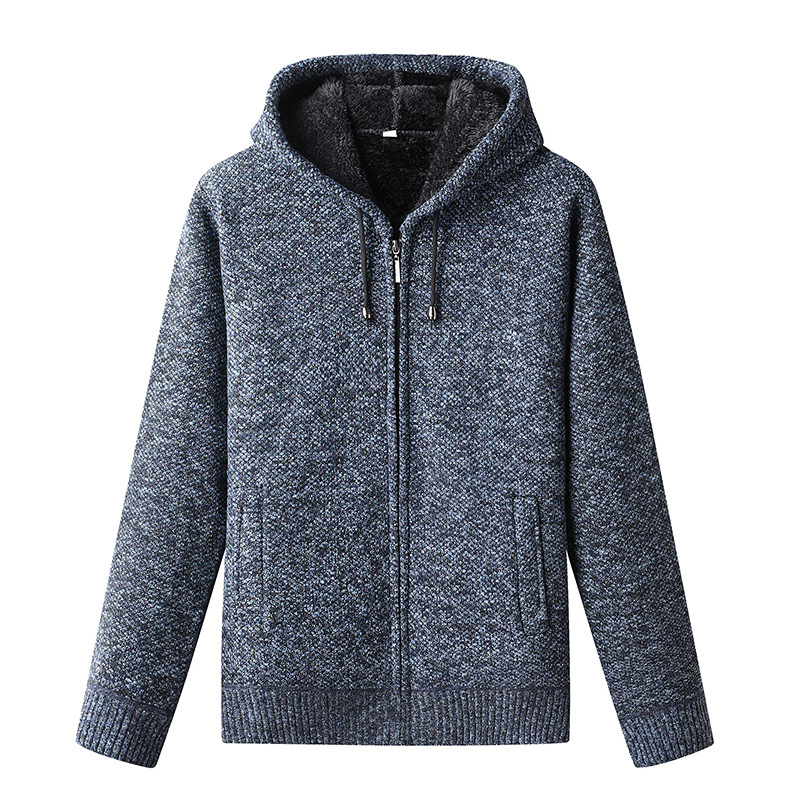 Men's - Knitted Autumn Hoodie - Cosy & Stylish - Perfect for Fall