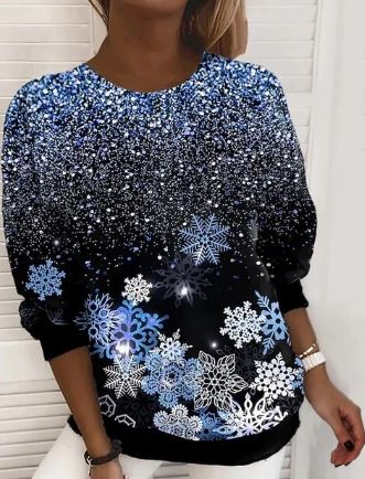 Elegant Christmas sweatshirt