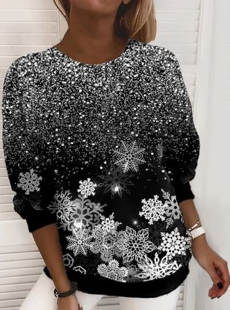 Elegant Christmas sweatshirt