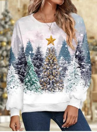 Elegant Christmas sweatshirt