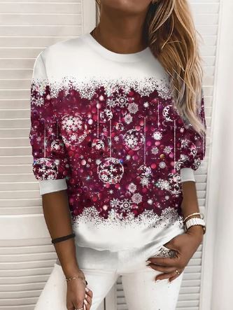 Elegant Christmas sweatshirt