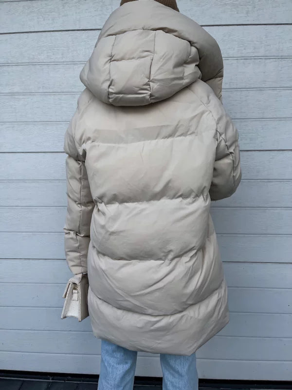 Gloria™ | Stylish puffer jacket with hood