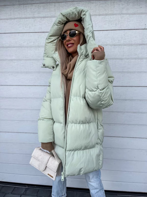 Gloria™ | Stylish puffer jacket with hood