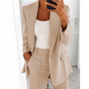 Women's - Blazer Set - Jacket and Trousers - Stylish and Versatile Outfit - Perfect for Any Occasion