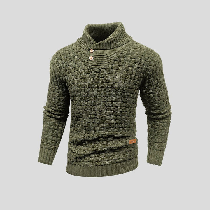 Men- Fashionable Thermal Jumper - Cosy Knit Style - Perfect for Cold Weather - Stylish Wardrobe Essential