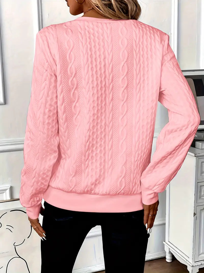 Women's - Zipper Sweater - Breathable Fabric - Cosy Knit Fabric - Stylish Layering Essential